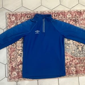 Boys Umbro 1/4 zip